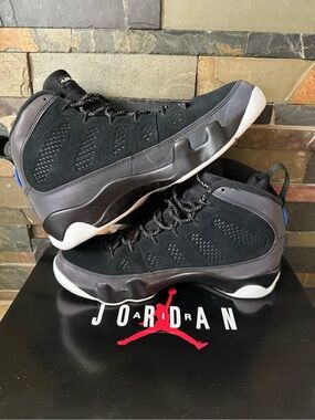 Air Jordan 9 Retro Racer Blue Men’s Size 9 Original Box Black FAST SHIPPING